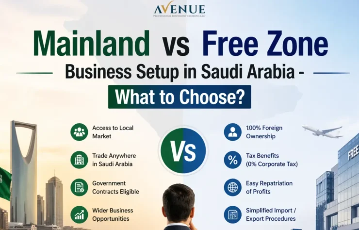 Mainland vs Free Zone Business Setup in Saudi Arabia - What to Choose?