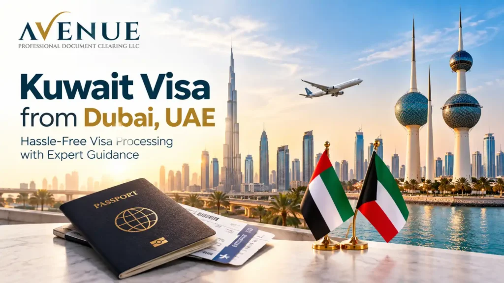 Kuwait Visa From Dubai Travel Banner