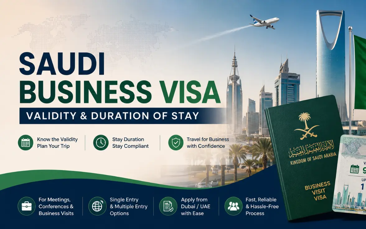 Saudi Business Visa Validity and Duration of Stay