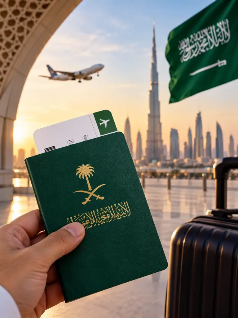 Saudi Visa consultant in Dubai avenue professional