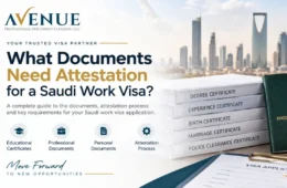 What Documents Need Attestation for a Saudi Work Visa?